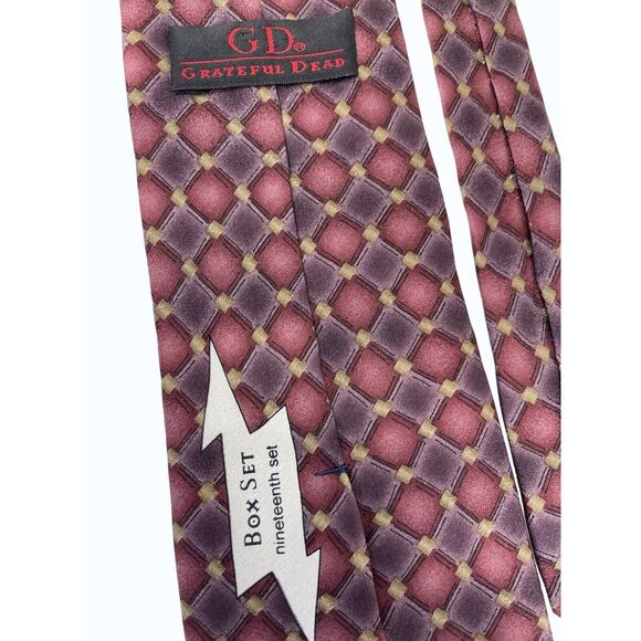Grateful Dead Tie From Box Set‎ Nineteenth Set Geometric Tie Business Casual - Picture 5 of 6
